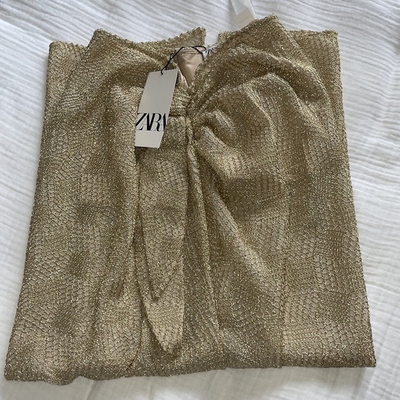 Zara Knotted Midi Skirt Size Medium 2915/944/302 - Picture 8 of 8
